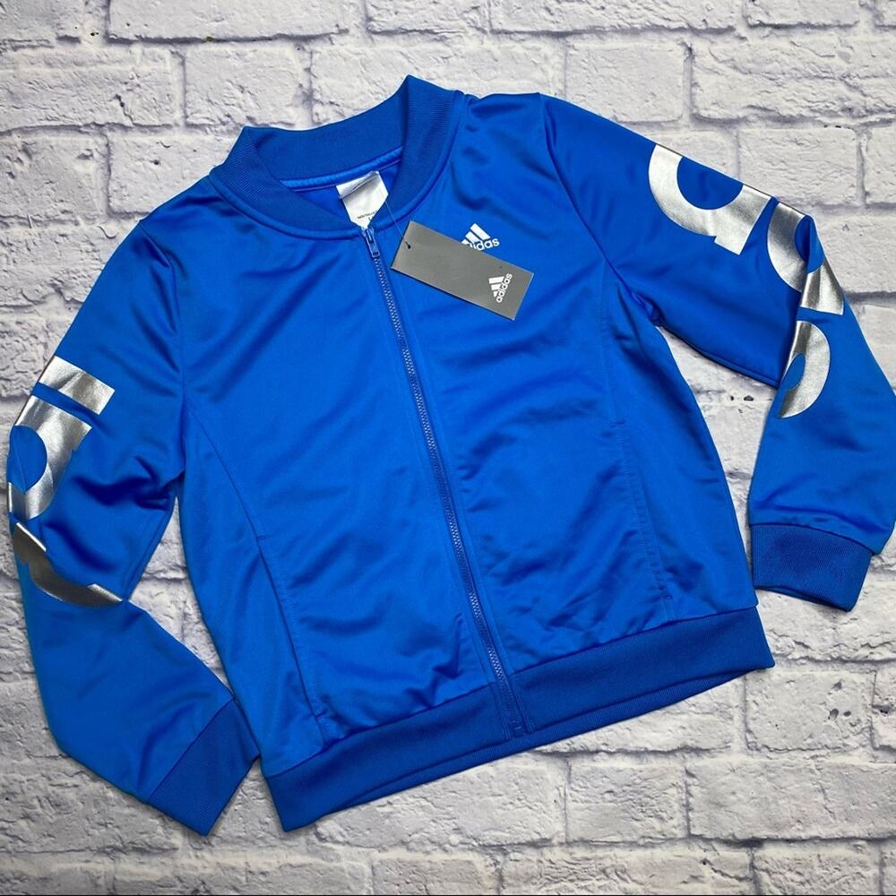 Adidas Zip Up Jacket in Blue